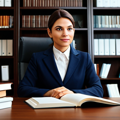 **

A career counselor in a modest office setting, fully clothed in professional attire, listening attentively to a client. The environment is warm and inviting. Include books and resources related to career development on shelves. Safe for work, appropriate content, family-friendly. Perfect anatomy, correct proportions, natural pose, well-formed hands.

**